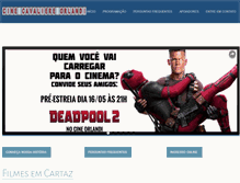 Tablet Screenshot of cineorlandi.com.br